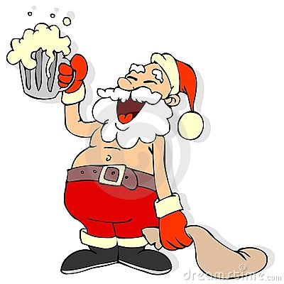 Santa Boozing